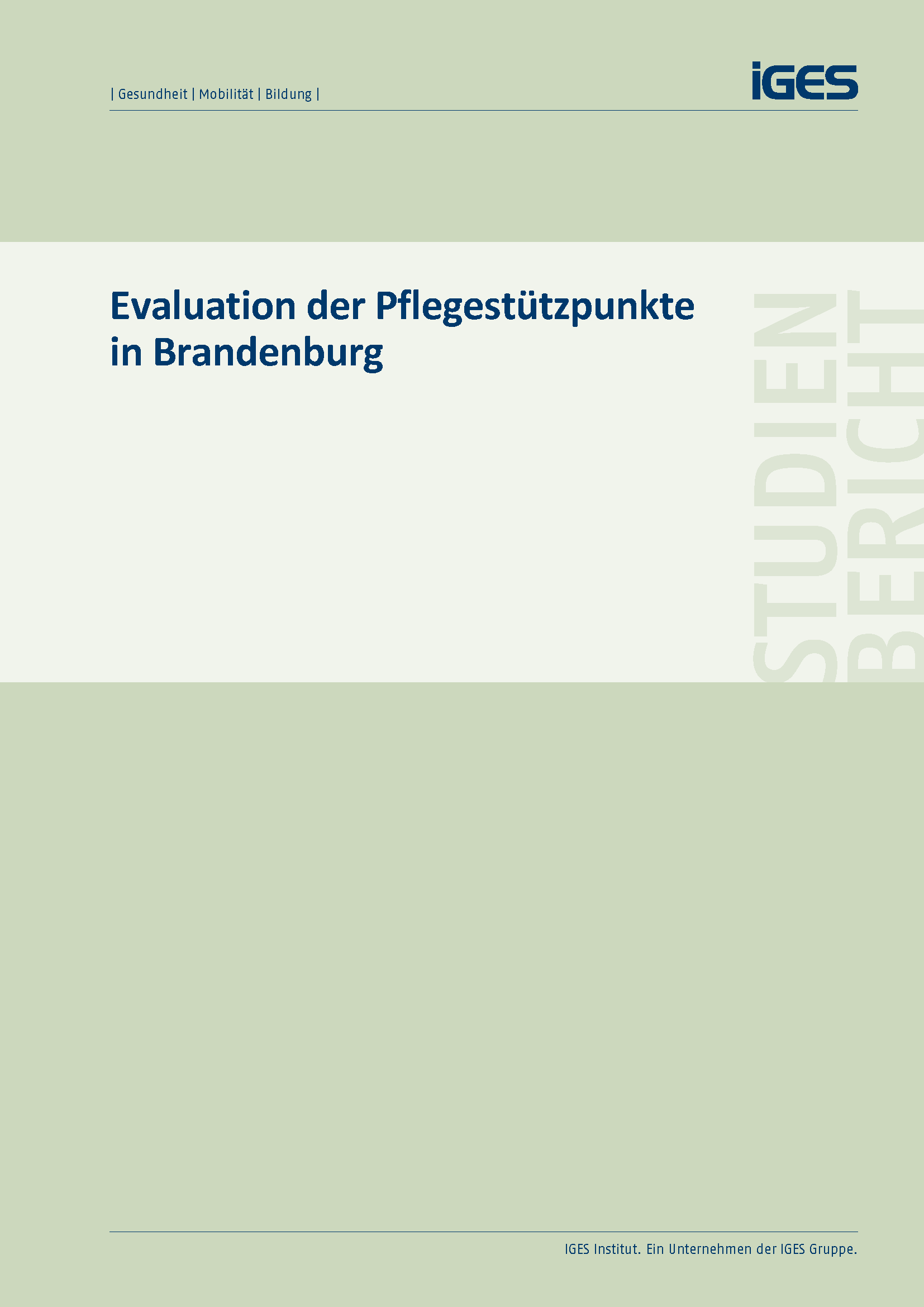 Wie brandenburgische Pflegestützpunkte dem steigenden Beratungsbedarf begegnen können